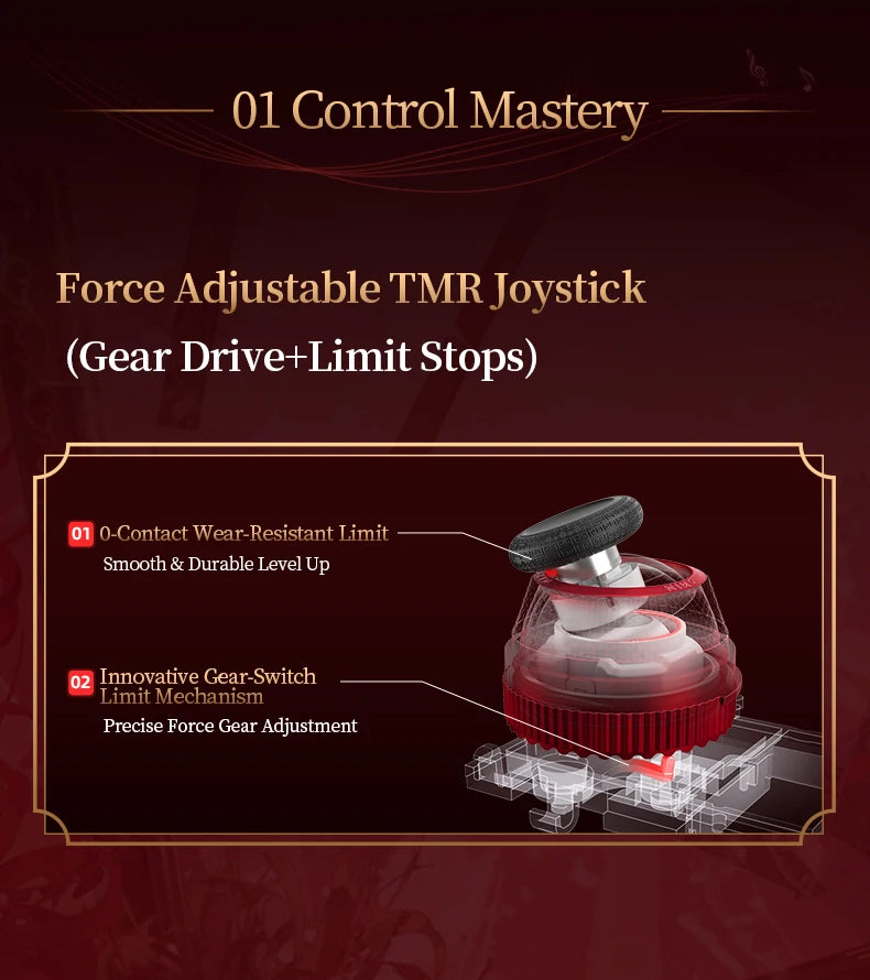 BEITONG Wuthering Waves Gamepads Phrolova/Cartethyia Ver KP40D Elite Controller Hall/Micro Vibration Trigger Force TMR Joystick