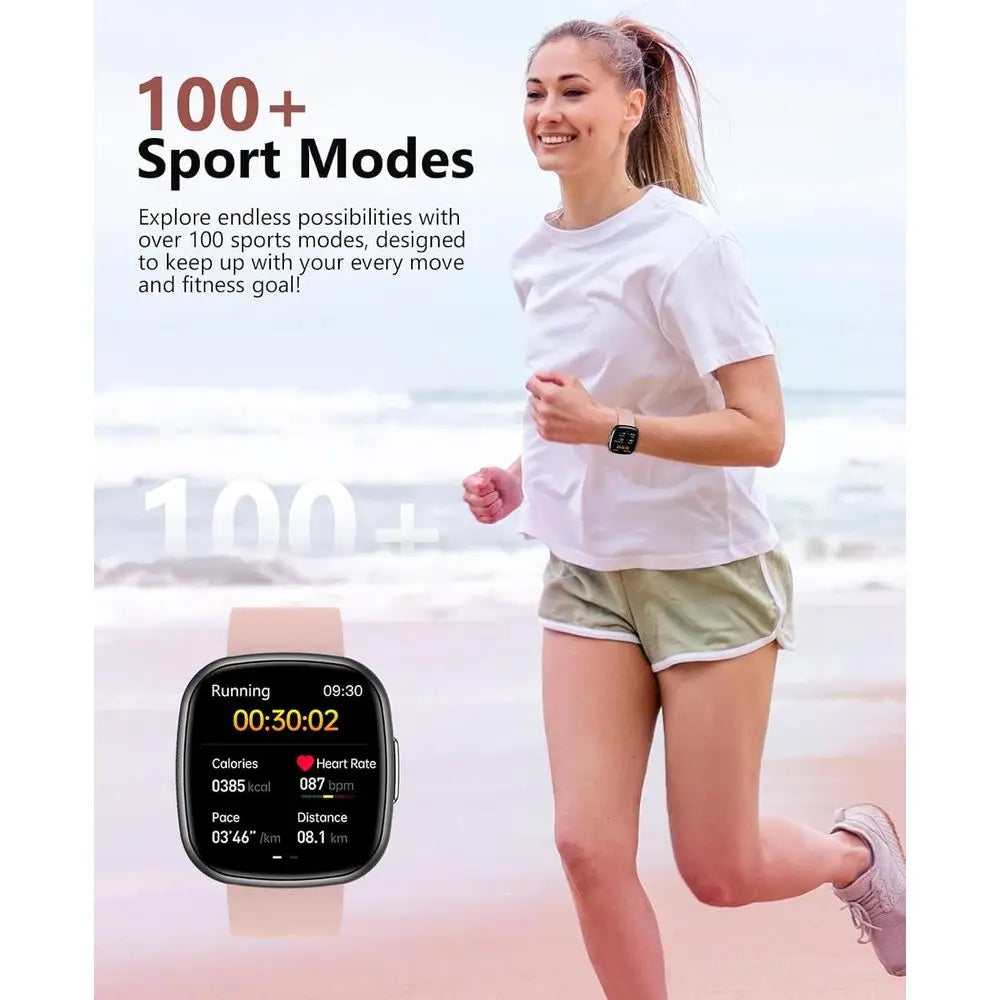 Smart Watch or Women, 1.72" Super Retina HD Display, 24/7 Heart Rate HRV SpO2 Monitor, Sleep/Str, 135 Sport es itnActivity , IP6