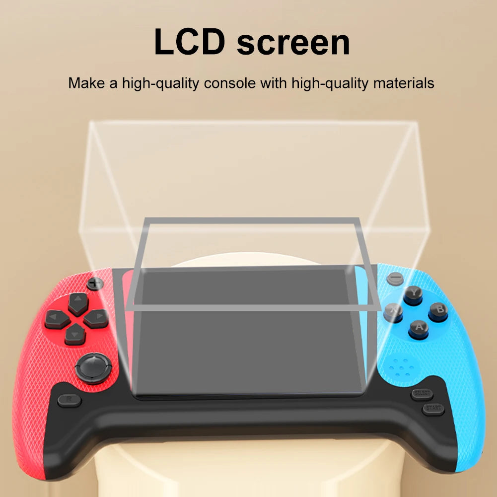 Retro Handheld Game Console 3.5inch LCD Screen Built-in 500 Games Portable Game Console Nostalgic Game Console for Single Player