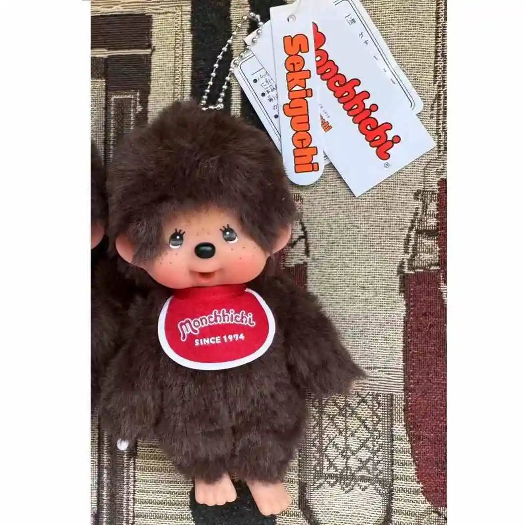 2025 Original 13cm Monchichi Cute And Fun Colorful Hair Basic Classic Pendant Model Toy Soft Children Adult Birthday Kid Gifts