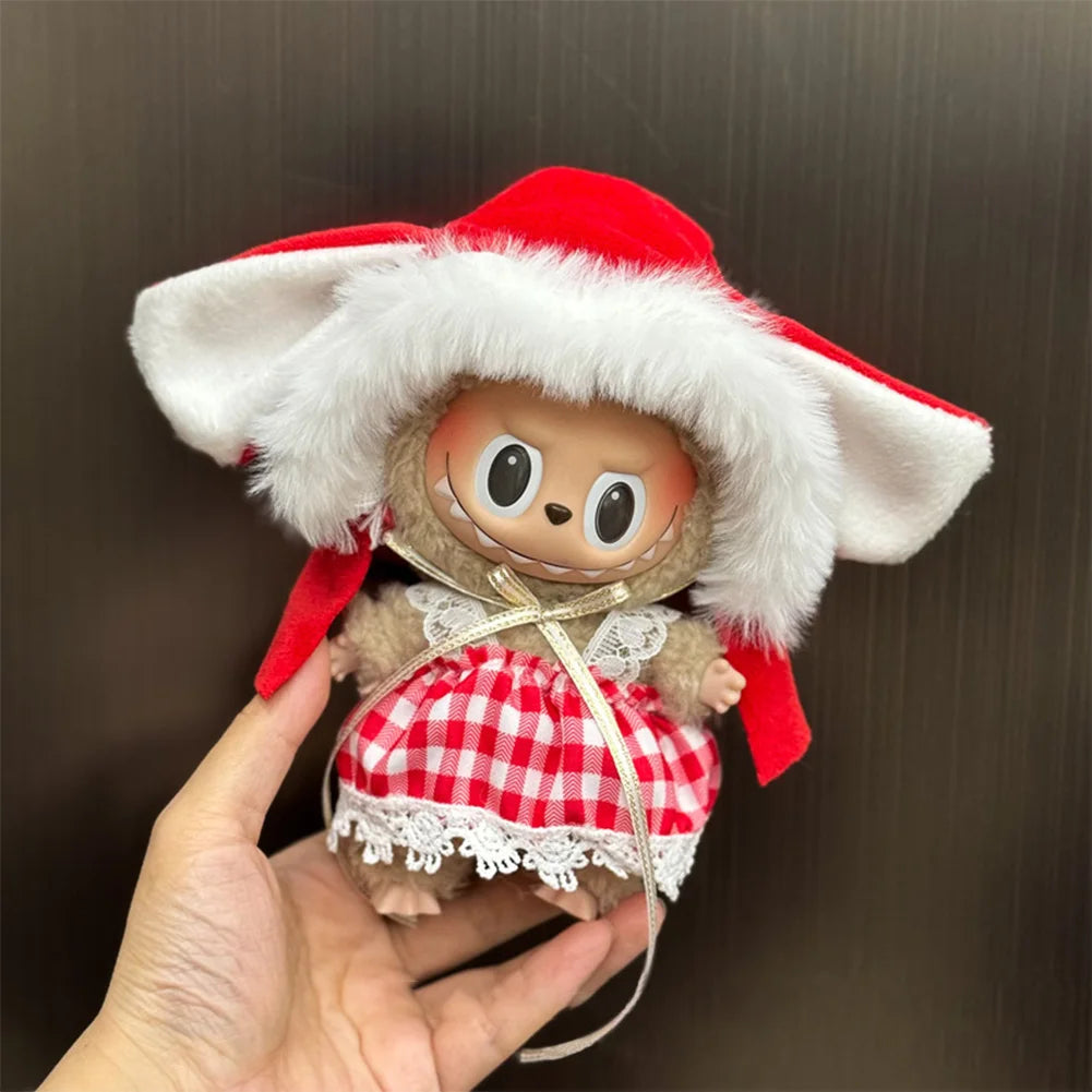 1PC Adorable Labubu Change overalls - Stylish & Comfortable Labubu-Themed Outfit Labubu Ropa Doll Accessories