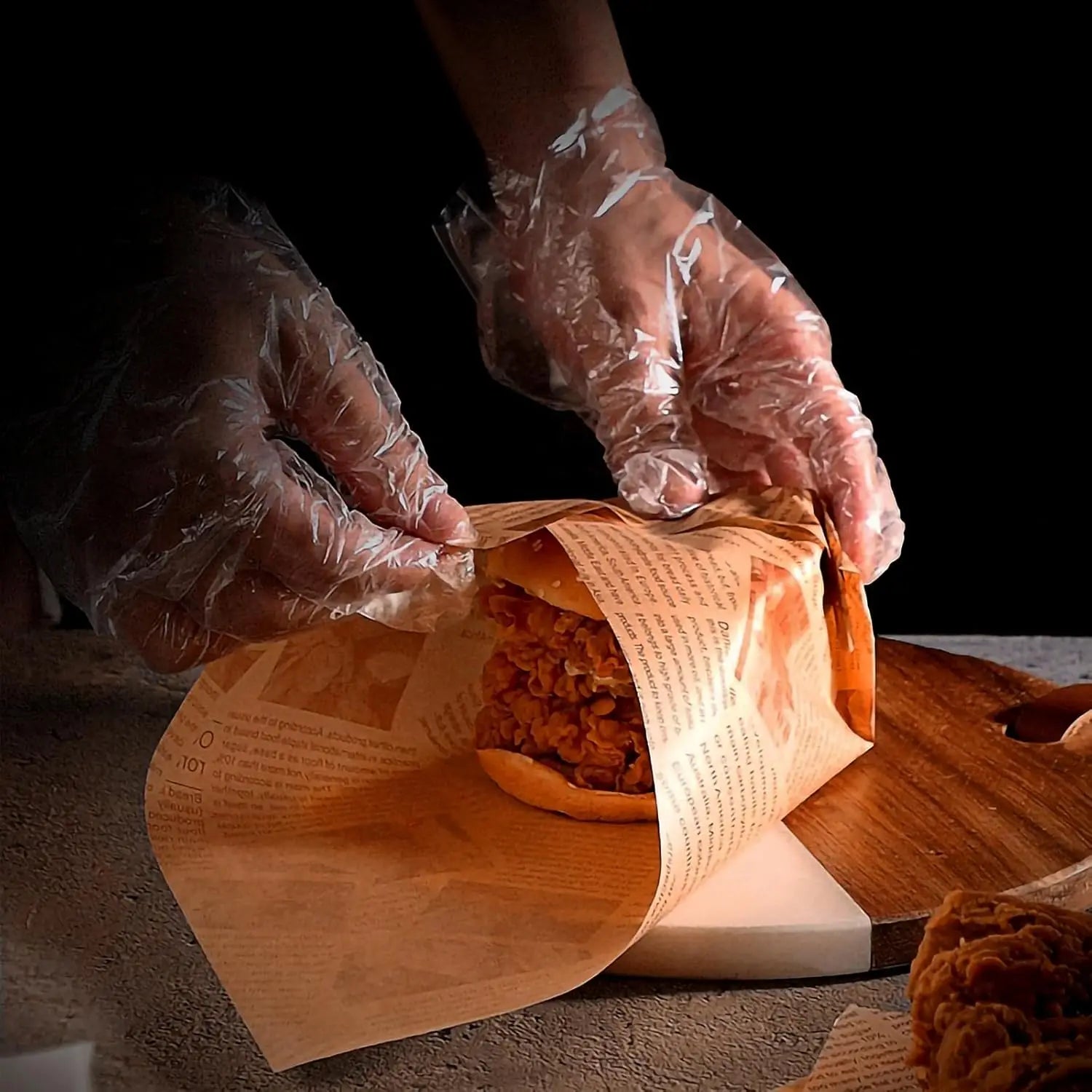 Wax Paper Sheets Grease Resistant Tray Basket Liners Newsprint Paper Water and Grease Proof Sandwich Wrapping Paper for Food