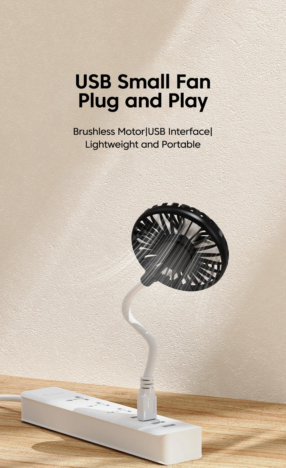 Portable Small Fan USB Fan Mini Silent Office Desk Fan For Summer Outdoors And Travel USB Cooling Fan Mini Play Plug Fans ﻿