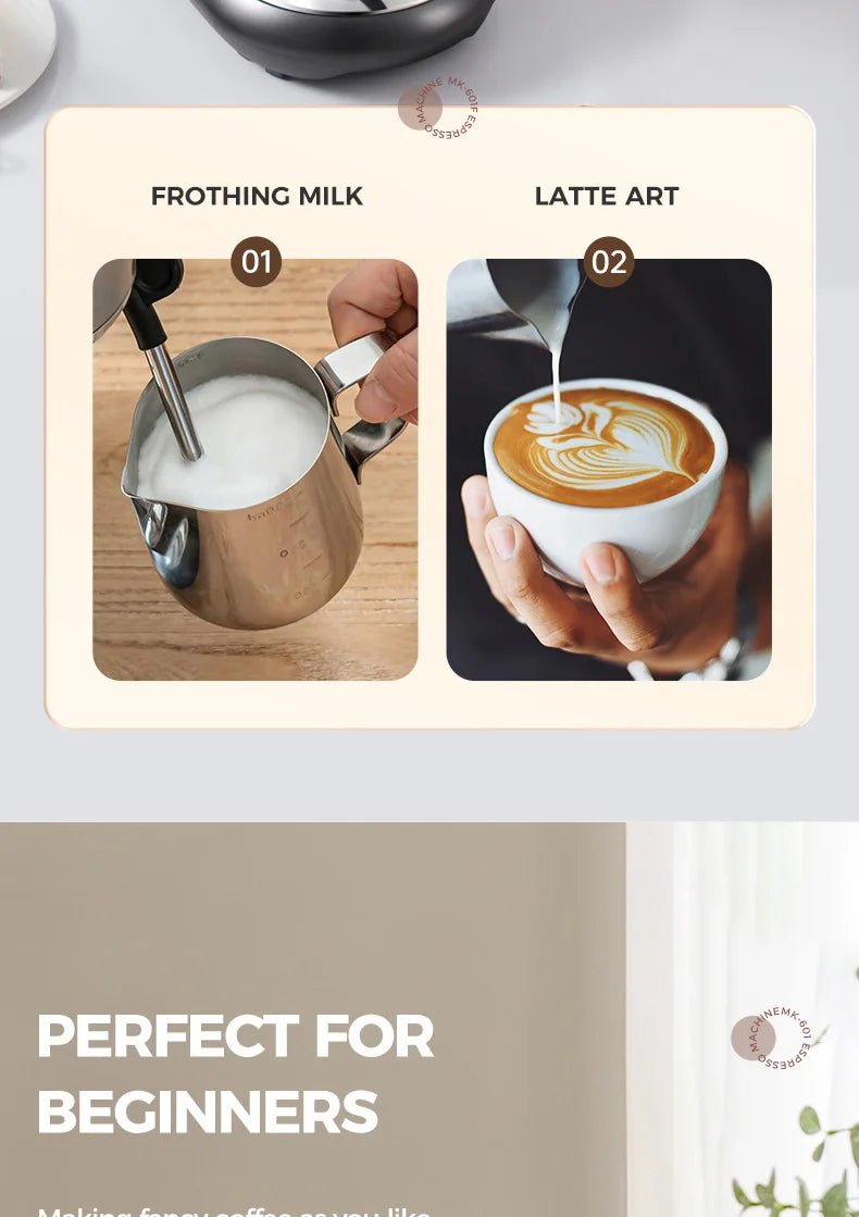 Cafelffe 4in1 Coffee Machine Dolce gusto Nes Capsule Espresso Maker ESE Pod Ground Gift for Lover,Dad,Mom Cafetera304 Cappuccino