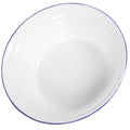 1pcs Enamel Bowl Vintage Style With Lid Soup Storage Basin Heavy Duty Kitchen Enamelware Mixing Salad Dough Retro Home accessory