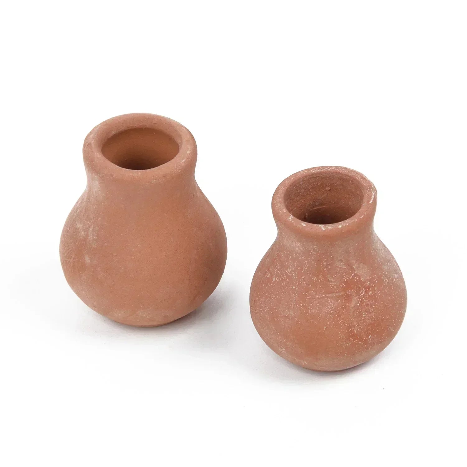 2PCS Mini Terracotta Pot Clay Ceramic Pottery Clay Plant Pot Planter Flower Pots Succulent Nursery Pots Plants Crafts For Garden