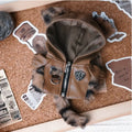 15/17cm Labubu Leather Jacket 10cm Labubu Clothes Punk Style Jacket Changing Game Clothes Labubu Accessories Ropa Labubu