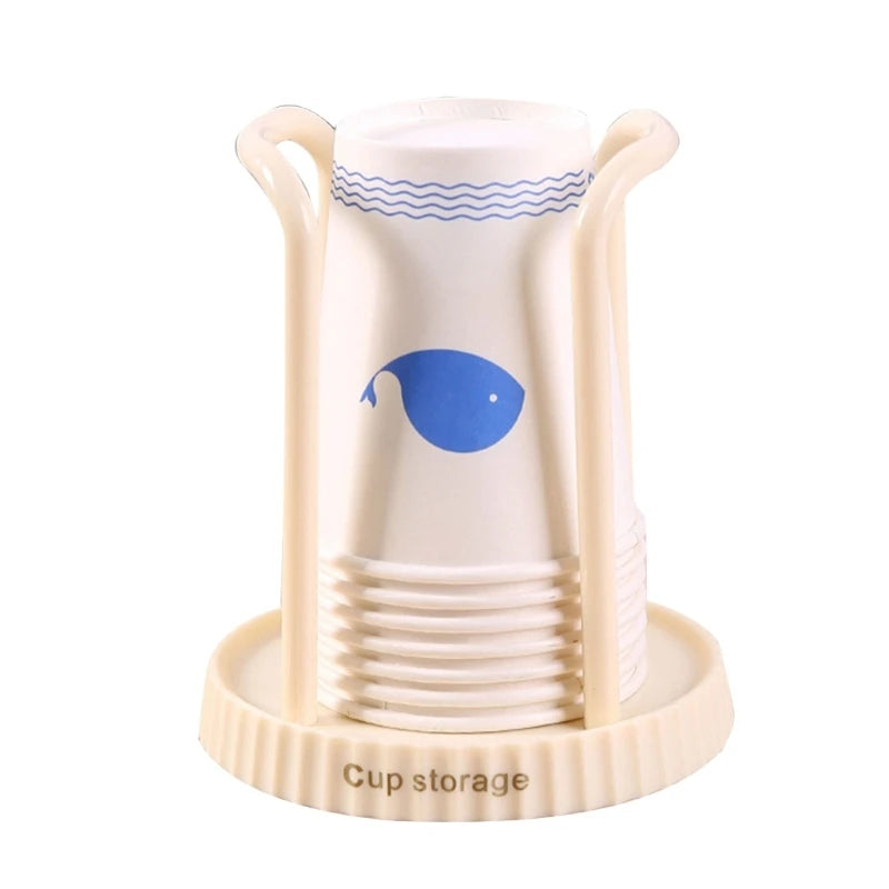 Paper Cup Holder Multipurpose Desktop Disposables Cups Organiser Dispenser Mini Teas Bags Coffee Bags Storage Organiser