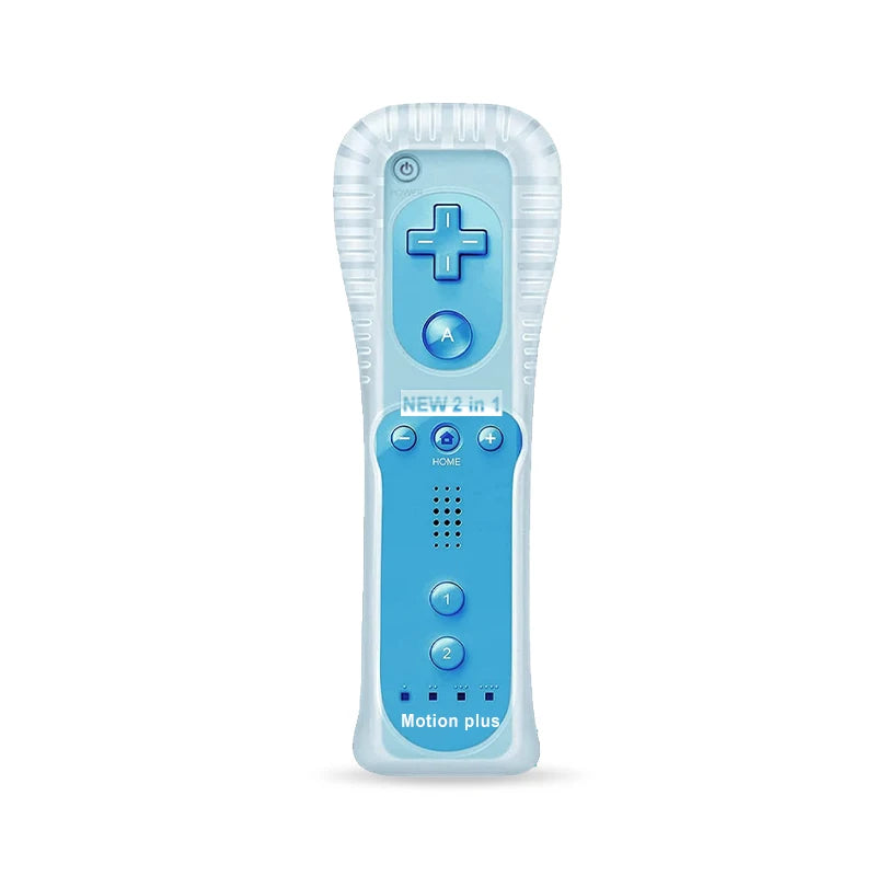 2PCS Remote Controller with Nunchuck Controller for Wii Console Wireless Gamepad with Motion Plus for  Wii Games Control