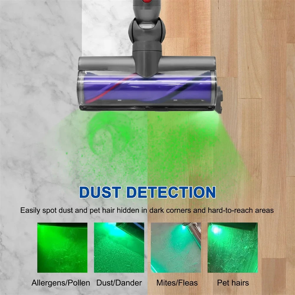 Vacuum Cleaner Dust Display LED Lamp Detect Microscopic Dust Invisible Pet Hair Vacuum Cleaner Accessories(No Battery)