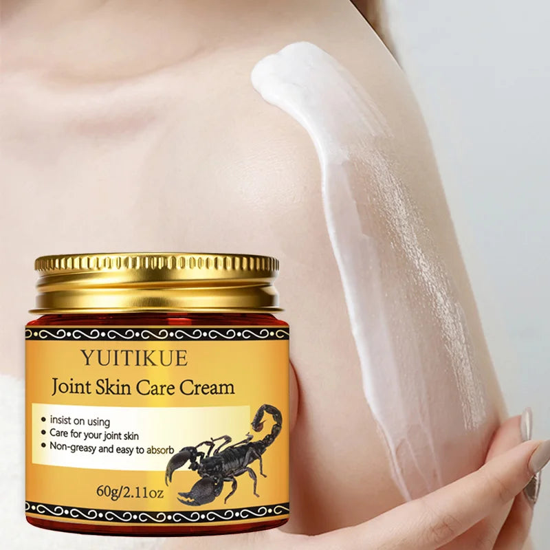 Joint Skin Care Cream, use consistently · protects your joint skin, non-greasy and easily absorbed, deeply moisturizing