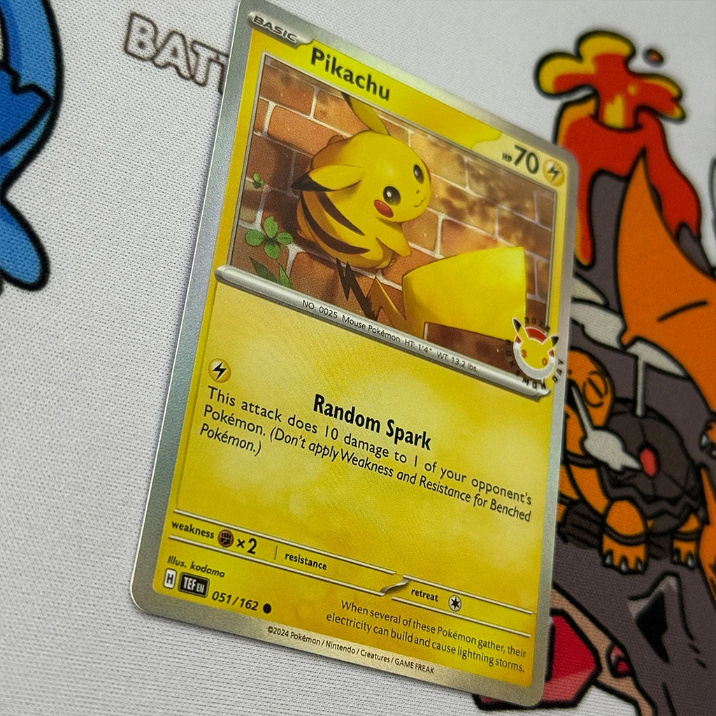 Proxy Card English Pokemon Day 2026 Miscellaneous Cards & Products Pikachu Collectible Card PTCG MCAP Anime Gift