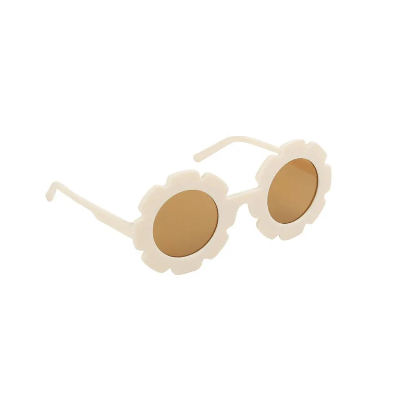 New Cute Multi Color Sunflower Sunglasses For Boys And Girls, UV Resistant Outdoor Style Sunglasses, Children's Glasses