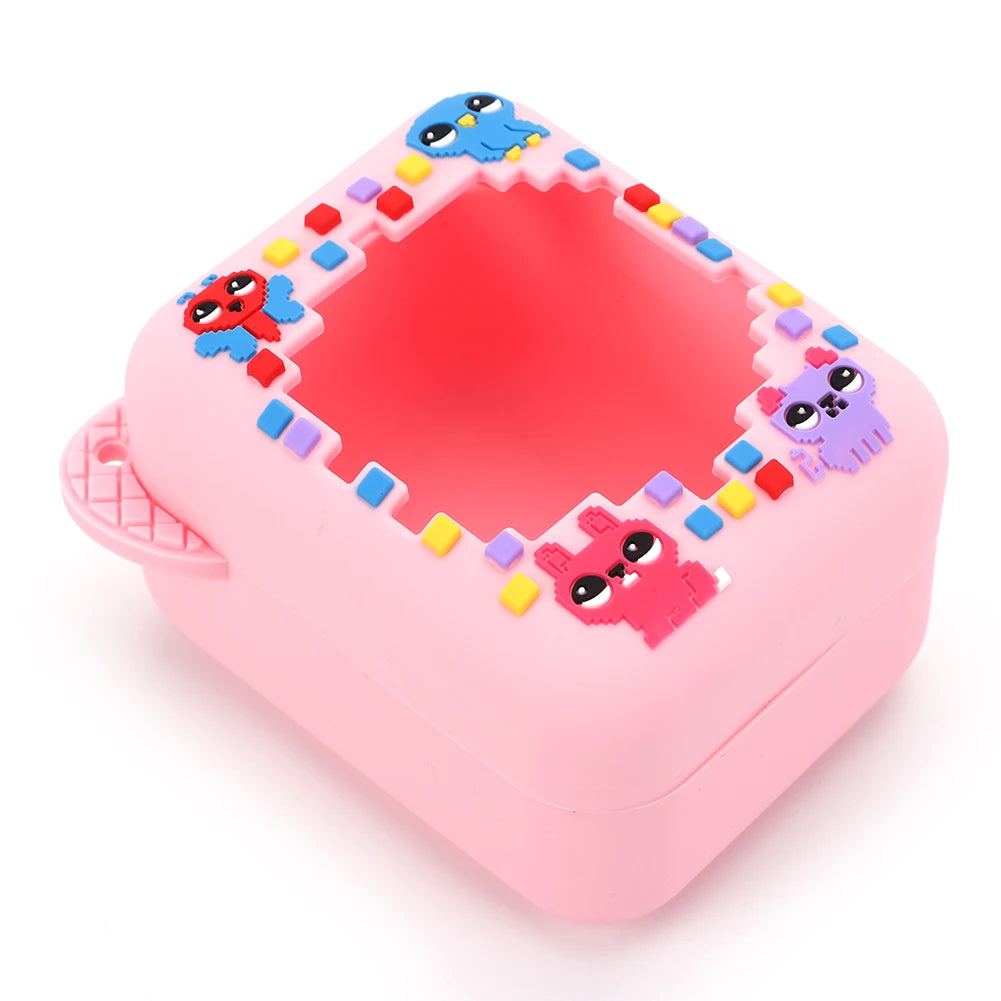 For Bitzee Digital Pet Protective Case With Lanyard Silicone Protective Cover Shockproof Storage Bag Portable EVA Carrying Case