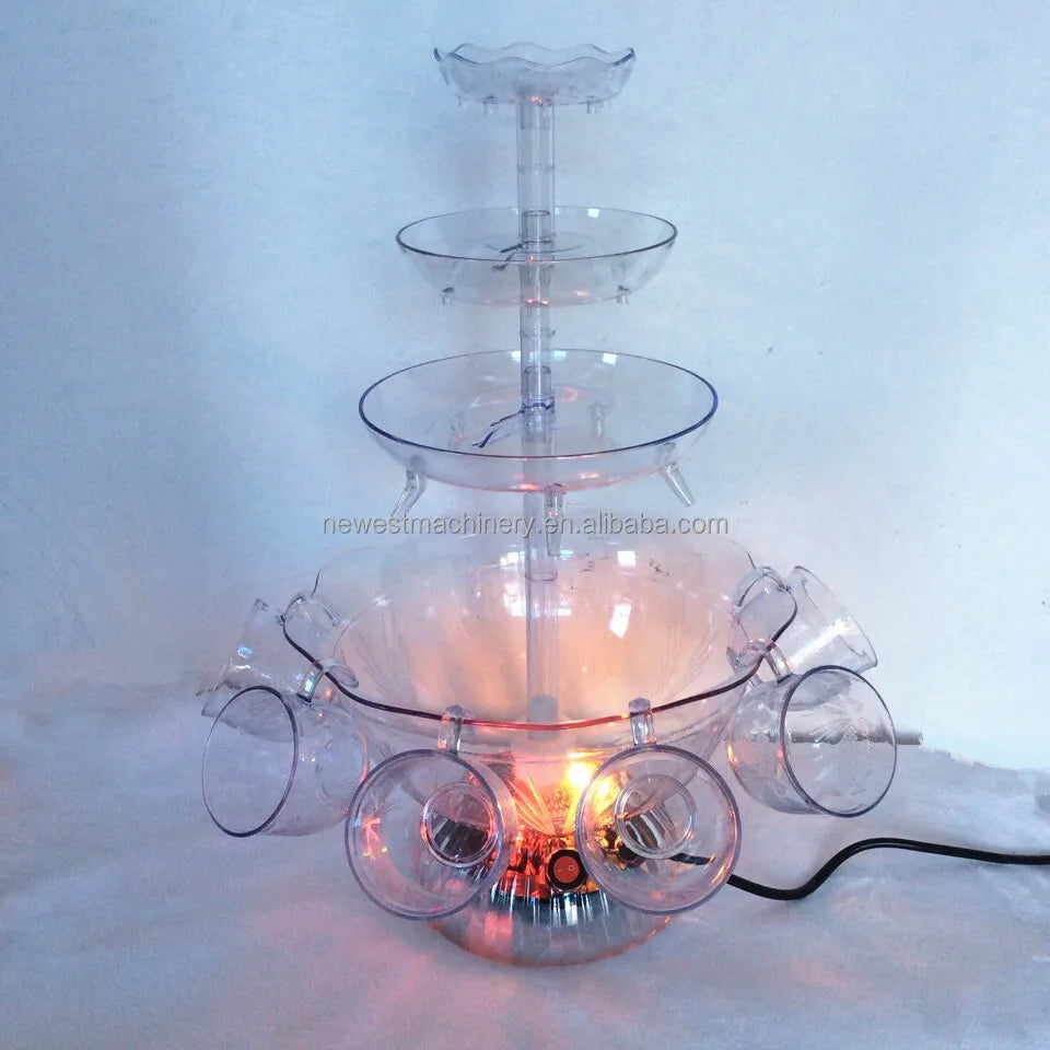 Premium Electric Beverage Fountain Drink Fountain AS Decanter for Parties