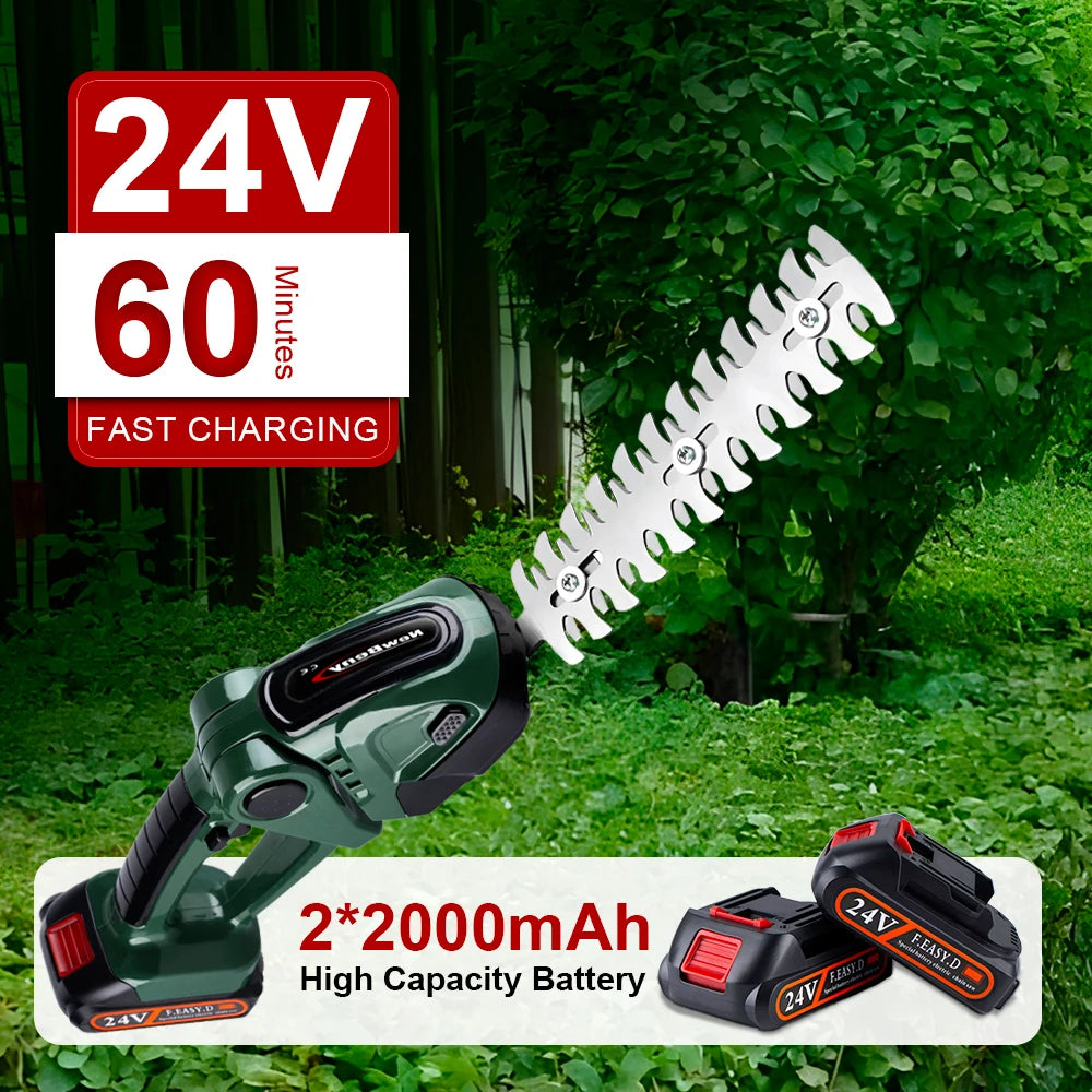2in1 Electric Hedge Trimmer 20000rpm Household Lawn Mower Garden Scissors Grass Power Tool For Makita 18V Battery Pin