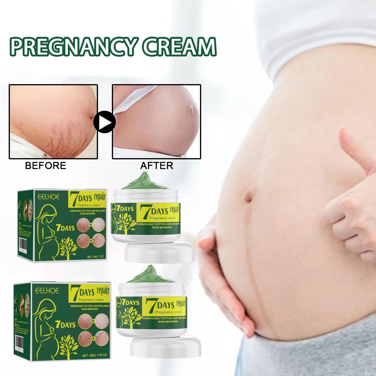 Skin Repair Cream for Daily Moisturizing of The Body, Gentle Skin Repair To Improve Skin Quality, and Care Cream for Skin Care