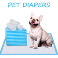 100pc Pet diapers 45*60cm Super Absorbent Pet Diaper Dog Training Pee Pads Disposable Healthy Nappy Mat For Cats Dog