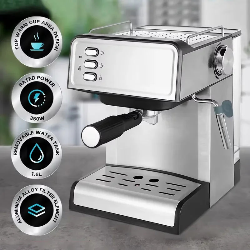 for. Nespresso Semi Automatic Espresso Coffee Machine Electric Milk Frother Maker Professional Home Office Business Use