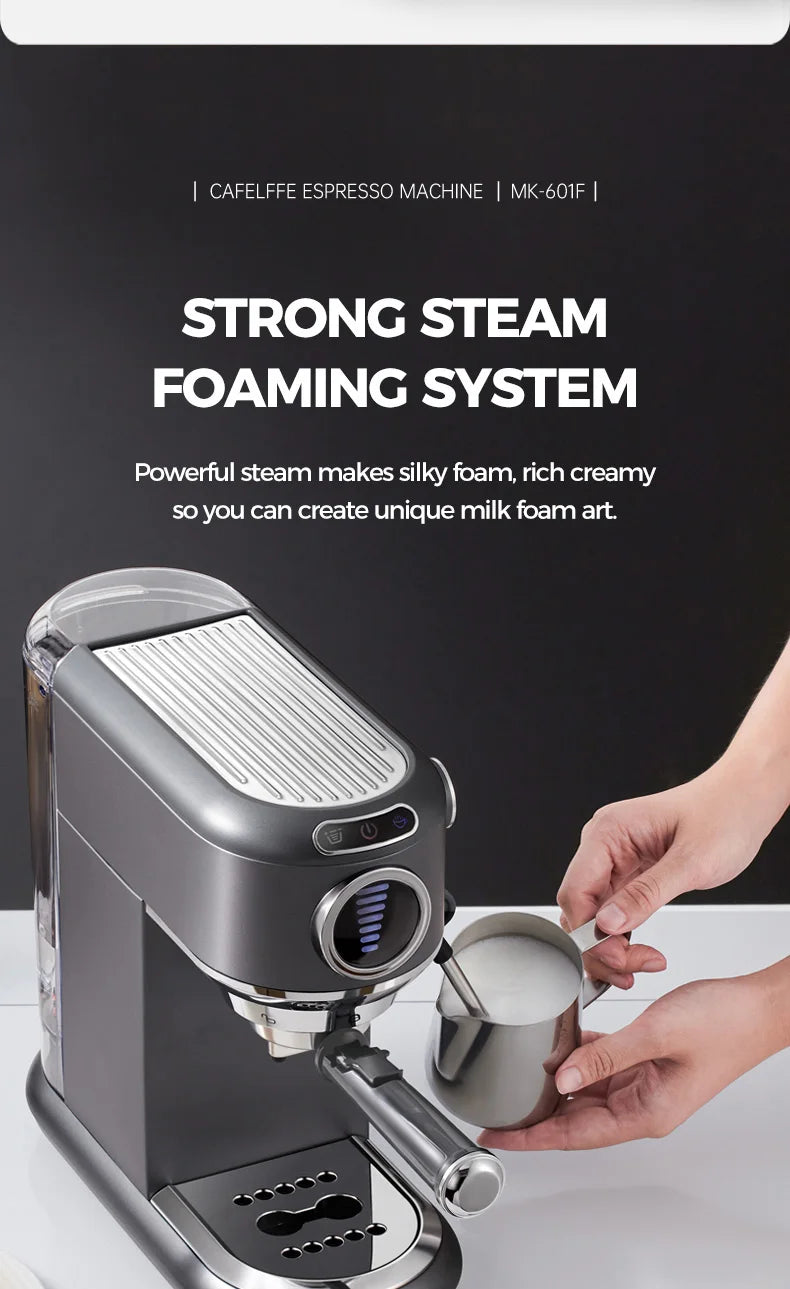 Cafelffe 4in1 Coffee Machine Dolce gusto Nes Capsule Espresso Maker ESE Pod Ground Gift for Lover,Dad,Mom Cafetera304 Cappuccino