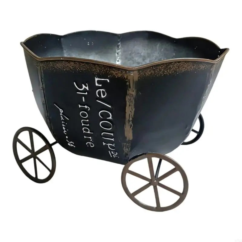 Classical Wrought Iron Creative Flower Pot Home Furnishing Outdoor Gardening Metal Flower Pot Courtyard Garden Decoration 87HA