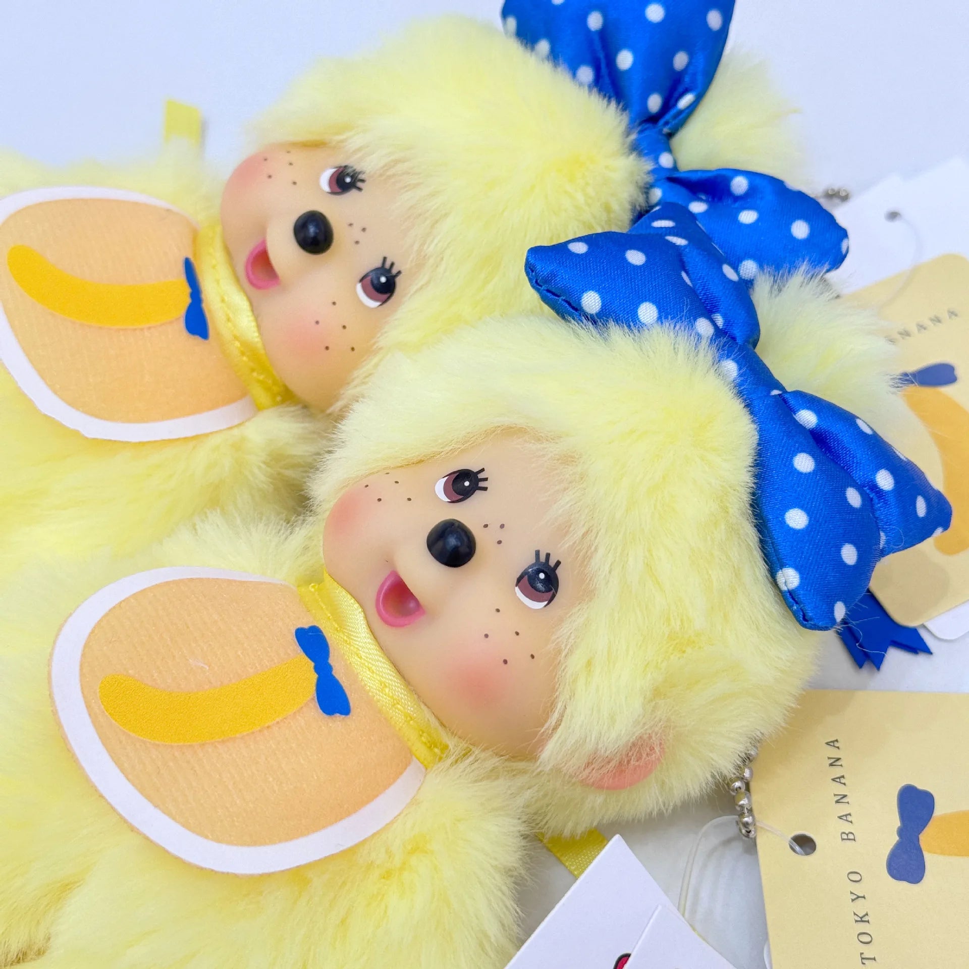 Monchhichi 15cm Banana Series Yellow Plush Doll Soft Stuffed Toy Couple Keychain Bag Pendant Decorative Gift Accessory replic