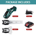 NEWBENY 2 IN 1 Electric Hedge Trimmer Cordless Portable High Power Household Lawn Mower Rechargeable Pruner Weeding Garden Tools