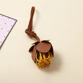 Bag Charm Flower Ball Pendant Luxury Fashion PU Leather Flower Car Pendant Decoration Bag Accessories