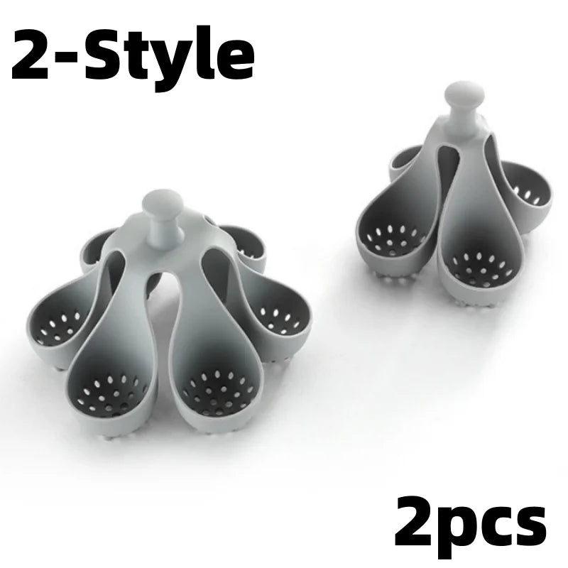 1/2pcs Silicone Egg Cooker High-Temperature Resistant Silicone Steaming Eggs Boiler for Home Quick Breakfast Prep Kitchen Tools