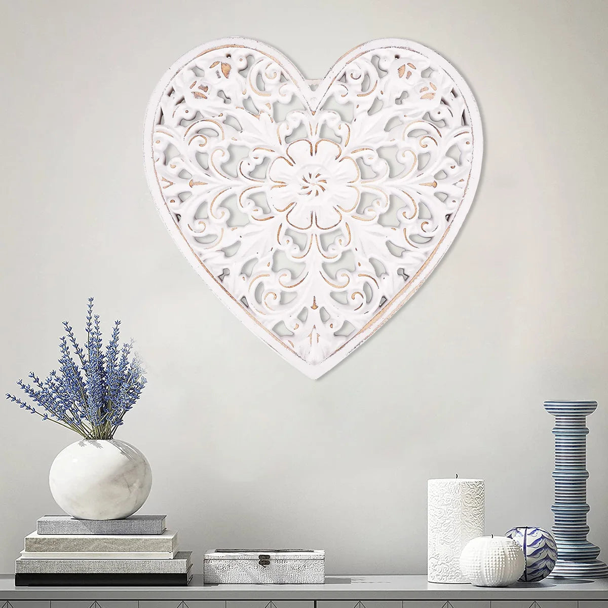 Hollow Carved Wooden Wall Decor Floral Wall Panel Hanging Decor Carved Hanging Ornaments Old Decorative Background Wall Hanging