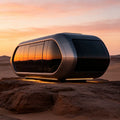 Customized Tiny House Capsule Prefab Modular Luxury Design Panoramic Window Ventilation System Smart Control