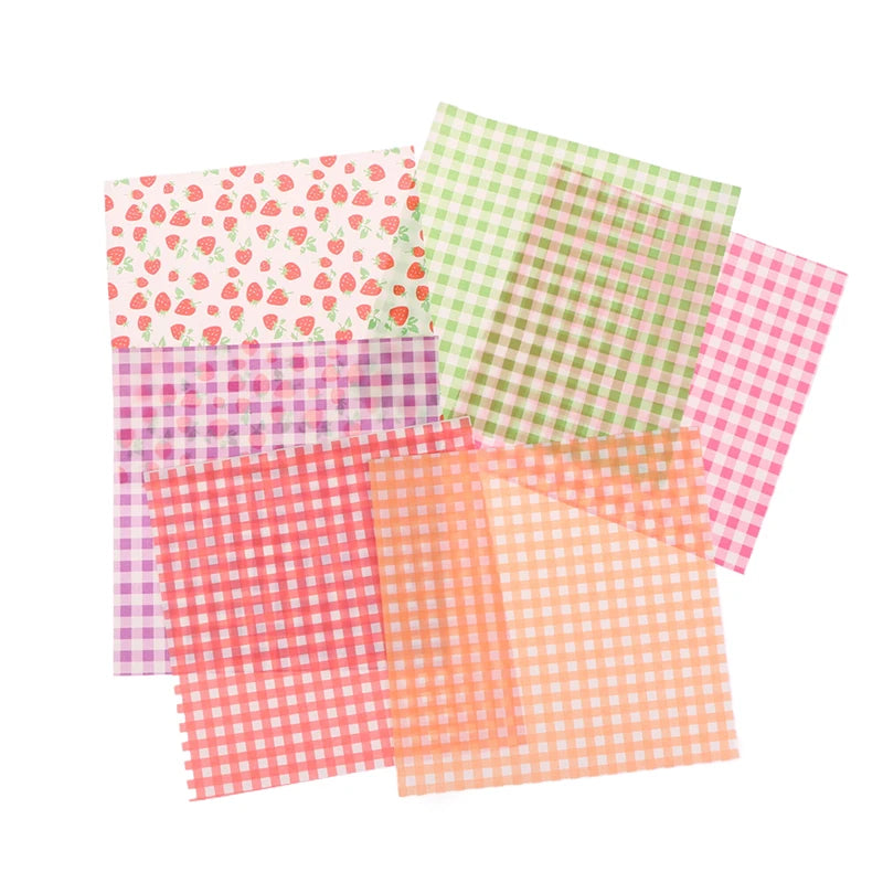 100Pcs 18cm Food Waxed Paper Oil-Proof Wax Paper Bread Sandwich Burger Fries Macarons Packaging Kitchen Baking Tool Decor Paper