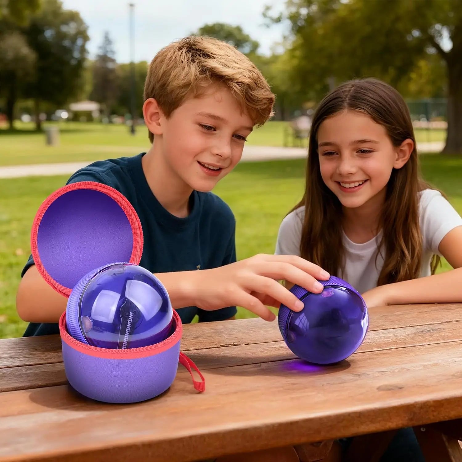 Case for Bitzee Interactive Hamster Ball Toys, Magicals Digital Pet Travel Bag, Carrying Box for Hamster Ball and Stand, Stockin