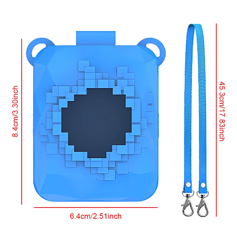 Silicone Case for Bitzee Magicals Interactive Toy Digital Pet Washable Protective Skin Sleeve with Lanyard Shockproof