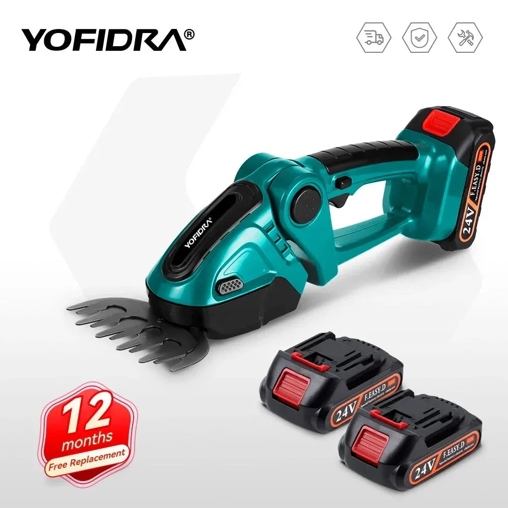 2in1 Electric Hedge Trimmer 20000rpm Household Lawn Mower Garden Scissors Grass Power Tool For Makita 18V Battery Pin