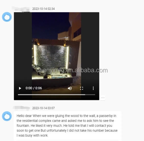 2 Meters Outdoor Water Fountain Yard Garden Villa Decoration Large Fountain Waterfall Concrete Fountains Zen Water Flows