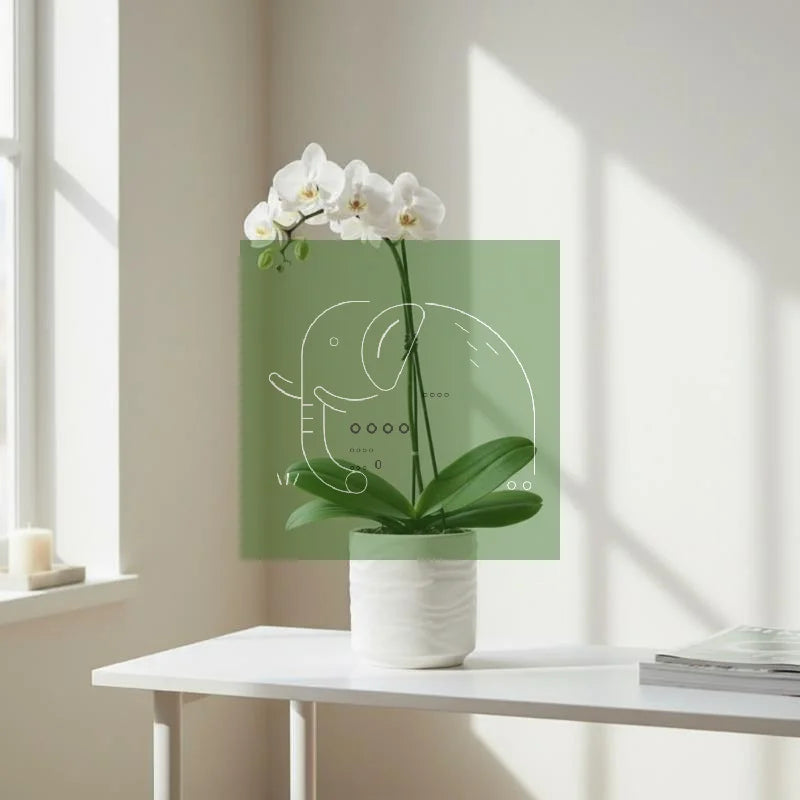 Simple Wave Shaped Faux Ceramic-look Flowerpots Are Suitable For Home Décor Orchids And Other Green Plants