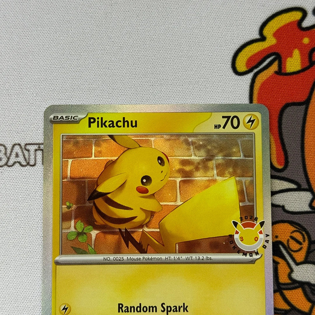 Proxy Card English Pokemon Day 2026 Miscellaneous Cards & Products Pikachu Collectible Card PTCG MCAP Anime Gift