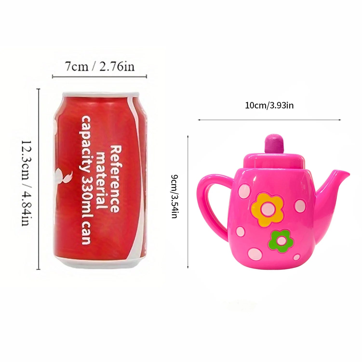 Tea Set For Little Girls, Tea Party Set, Tea Set For Toddlers Including Kettle, Cookies, Kids Play Food, Tea Party Accessories T