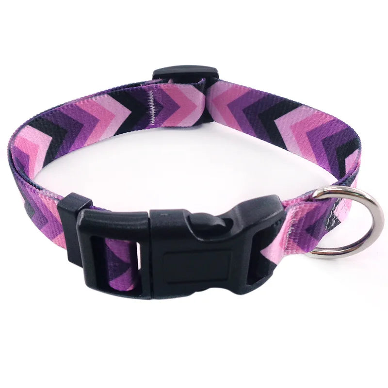 Adjustable Dog Collar Pet Collar for Small Medium Large Dog Walking Collars Flower Style Puppy Cat Collar Pet Supplies Pitbull