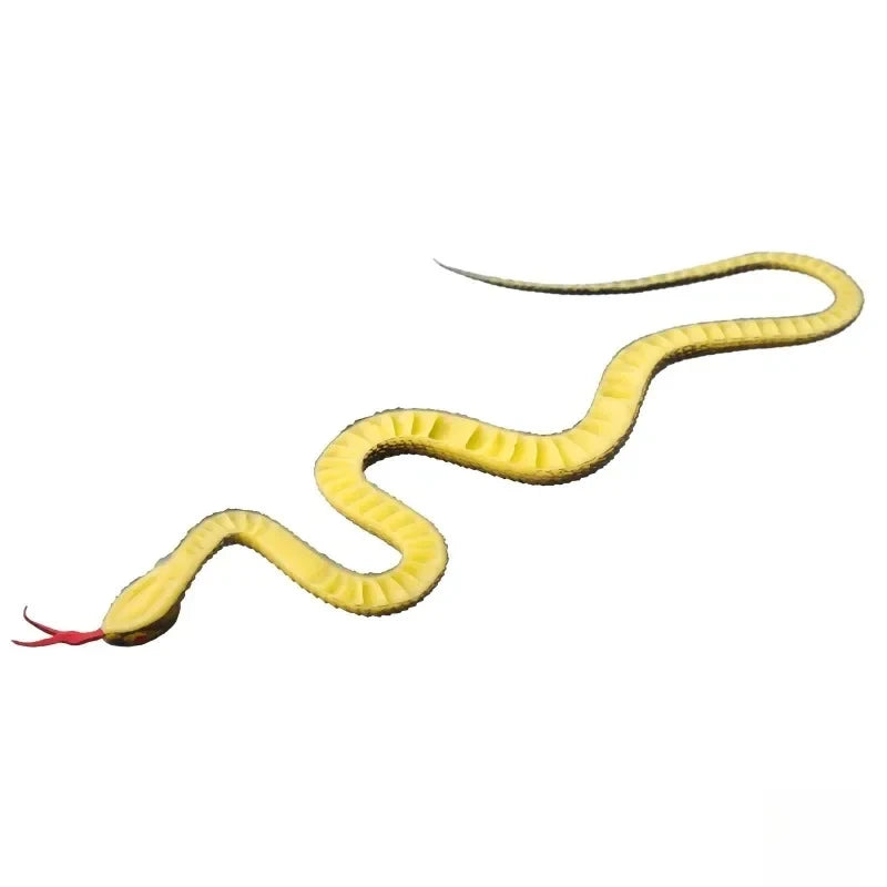 1/5/10PCS Hot Halloween Props Novelty Funny Scary Prank Simulation Rubber Realistic Snake Black Mamba Toy Small Large Size 40cm