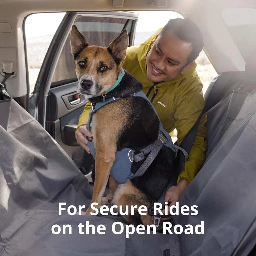 Load Up Dog Car Harness Padded Adjustable Travel Restraint with Universal Seat Belt Attachment and Strength-Rated Metal Hardwar