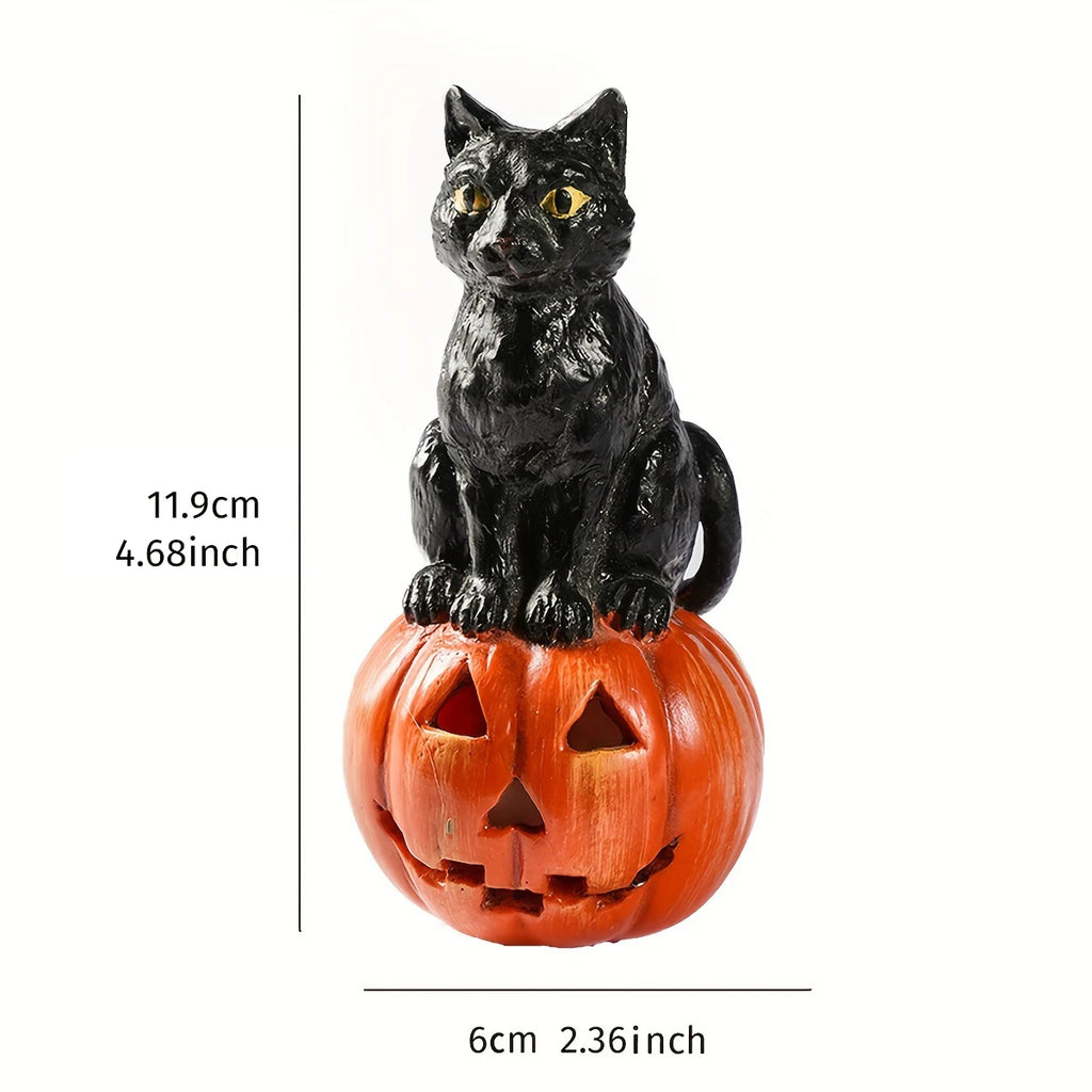 1PC,Halloween Decor Creative Black Cat squatting Shape Home decoration ornament