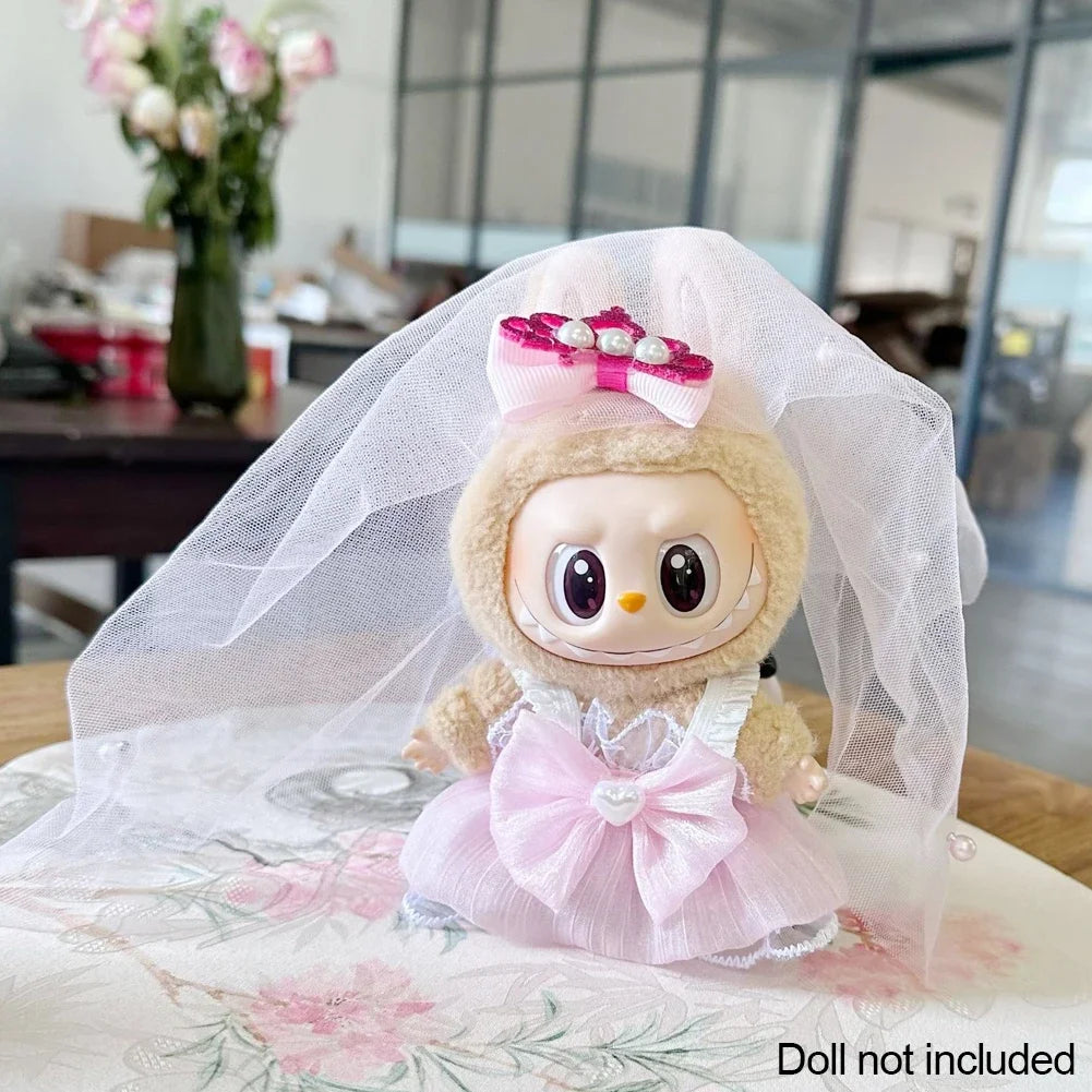 Labubu ropa Wedding Suit Wedding Dress Labubu Accessories For mini 1st and 2nd gen Labubu