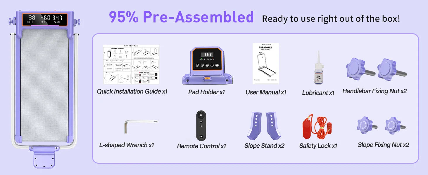 Folding Walking Pad with 15% Incline/RGB Light/Dual Screen Display,3.5HP Treadmills for Home,350lbs Capacity,Smart App