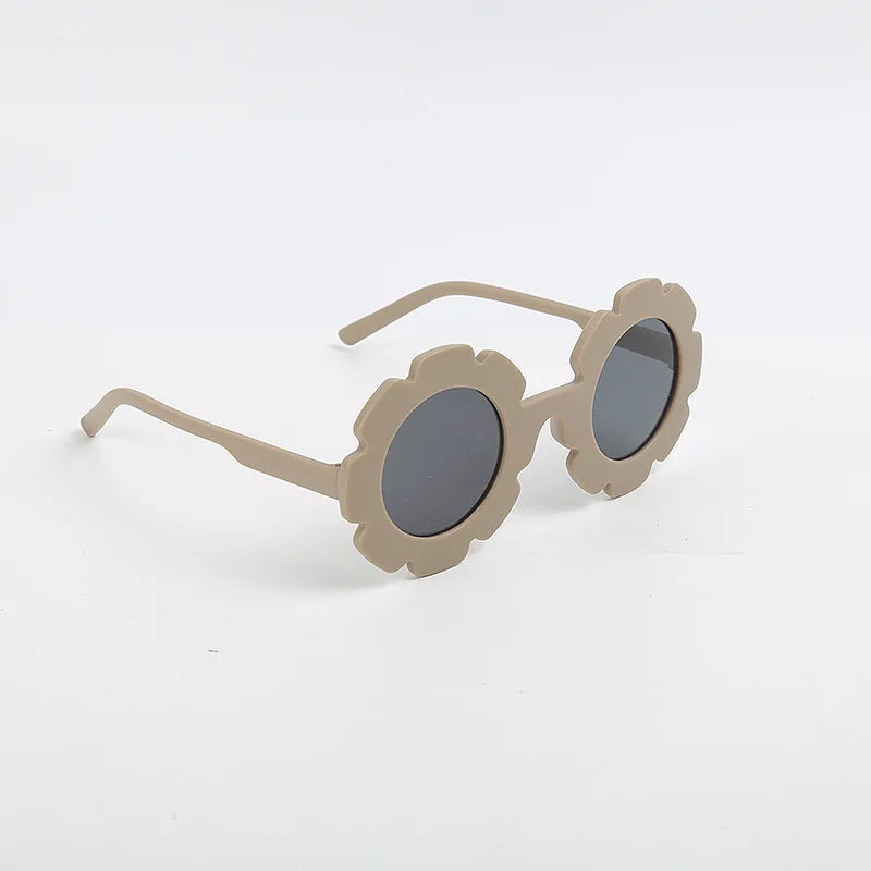 New Cute Multi Color Sunflower Sunglasses For Boys And Girls, UV Resistant Outdoor Style Sunglasses, Children's Glasses