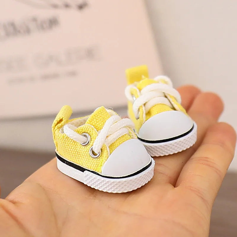 Labubu Doll Shoe Collection 17cm Plush Doll Clothing Accessories Labubu I II Idol Doll Sitting Party Accessories