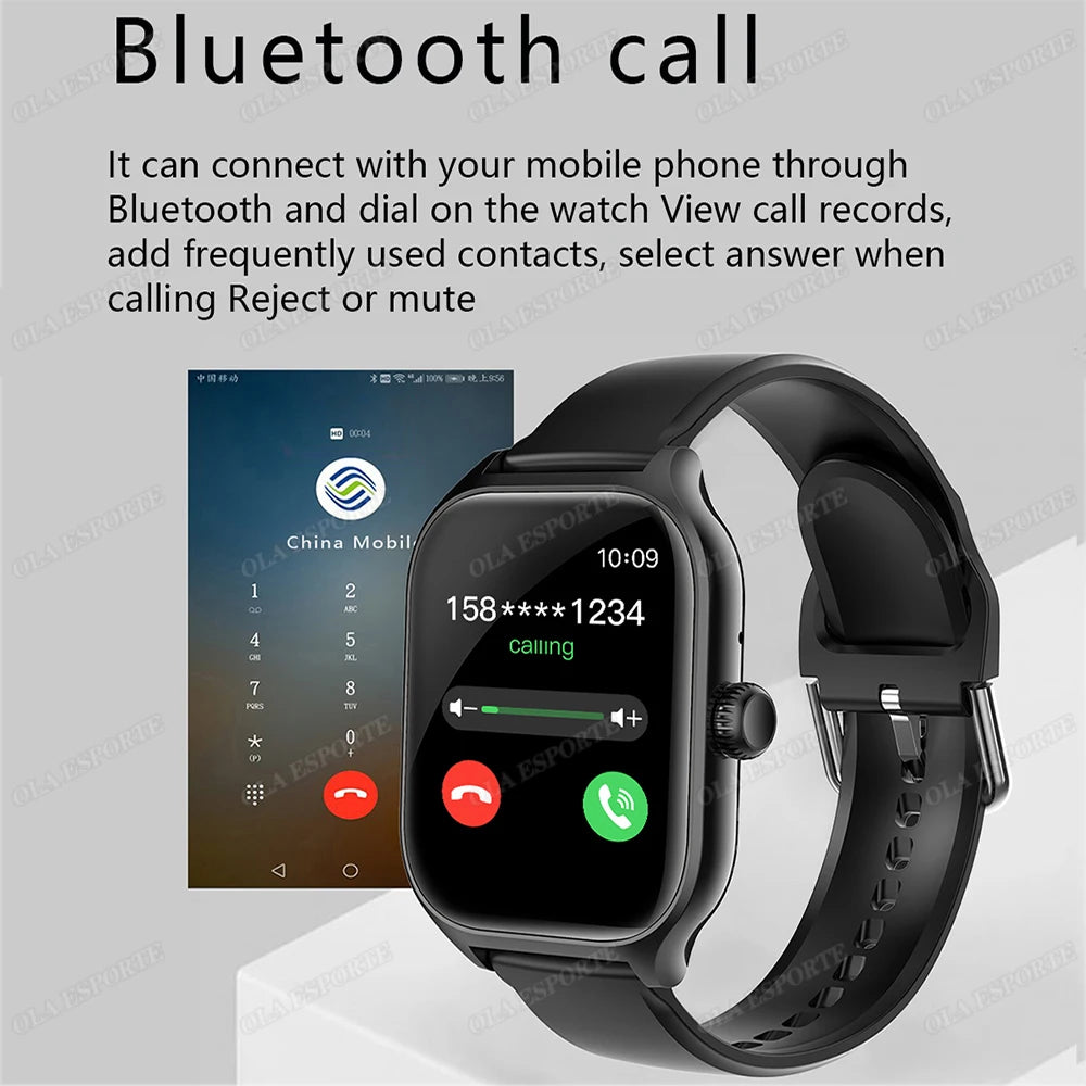 New Smartwatch Global Version GPS Tracker Bluetooth Call Heart Rate Monitor IP68 Waterproof Sports Fitness Smart Watch Men Women