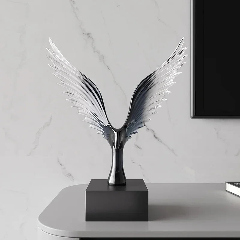 Creative Decor Sculptures Luxury Ornament  Artistic Soft Decoration  Modern Minimalist Living Room Office Wine Cabinet Decor