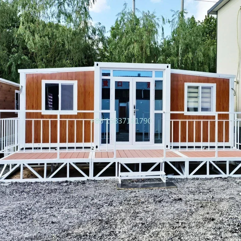 China Prefab Tiny Homes Luxury Mobile Folding House Container Prefabricated Tiny House 3 Bedrooms Expandable Container House